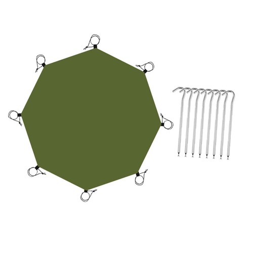 Octagonal tent footprint - tent,