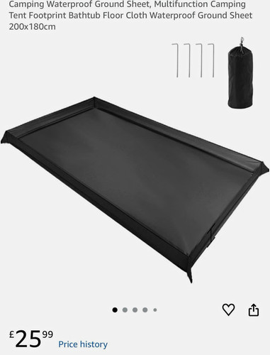 Waterproof tent footprint - waterproof,