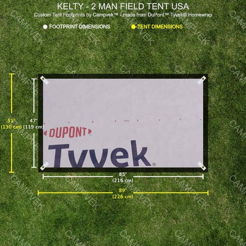 Tyvek footprint for the - for,