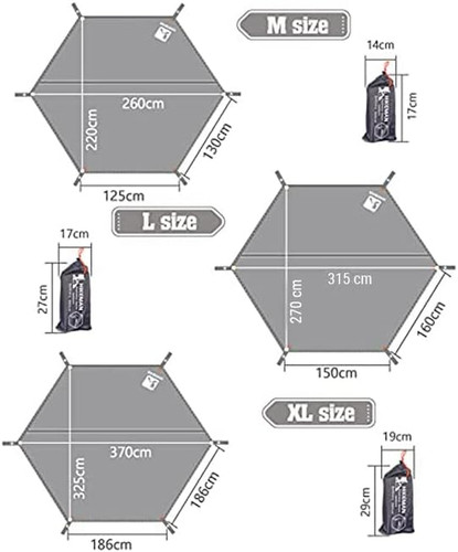 Camping tarp tent footprint - tarp,